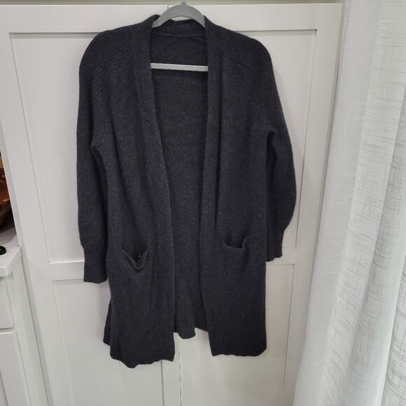 Ralph Lauren Wool Cashmere Long Line Long Sleeve Cardigan Size Small/ Medium - Picture 2 of 10